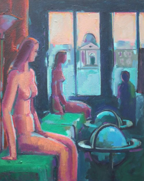 In Geoffrey’s studio, Venice