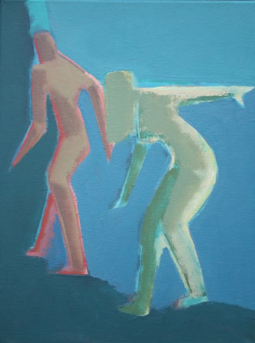 Walking along the beach